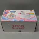 iPlay, iLearn Bouncy Pals Hopping Unicorn Horse, Toddler Girl Inflatable Bouncing Animal Hopper Toy, Outdoor Indoor Plush Ride on Bouncer, Baby Birthday Gift 18 Month 2 3 4 Year Old Kid - Unicorn