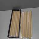 15 Inches Very Tall Premium Quality Candles, Hand-Dipped, Dripless, Smokeless and Unwrapped