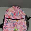 Girls Backpack for School - 16" Cute Axolotl Backpacks for Kids - Pink Large Capacity Lightweight Bookbag for Students - Cartoon Animals School Bag for Preschool