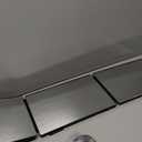 HIEEY 3 Way Mirror for Hair Cutting,360 Trifold Mirror with Height Adjustable Telescoping Hooks,and 5X Magnification,for Makeup, Hair Styling