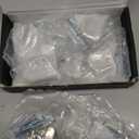 Asidrama 10 Pack 1.4 Inch(35mm) Brushed Satin Nickel Kitchen Cabinet Knobs Dresser Knobs Drawer Knobs Cabinet Hardware Zinc Knobs for Dresser Drawers (Single Hole Knob)