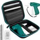 Mini Stitch Gun for Clothes, Fine Stitch Tag Gun for Clothing Quick Stitch Sewing Gun Quick Clothing Fixer Gun Quilting Hemming Stitch Tagging Gun Kit with 6 Needle, 2500 White & 2500 Black Fasteners