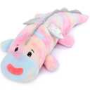 MorisMos 6lbs Weighted Dinosour Stuffed Animals 36inch, Giant Stuffed Dinosour Weighted Plush, Dino Throw Pillow for Adults, Girls, Kids