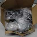 ERKOON 4 Inch Prep Table Caster Wheels Set, 4 Heavy Duty Expanding Stem Casters Fit 7/8", 1", 1-1/2", 1-5/8" Tube Leg with Brake for Stainless Steel Table, Cart, Furniture Legs, Kitchen Workbench