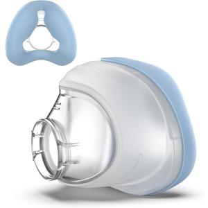 Fabric Cushion for Airfit N20 & for Airtouch N20 - with Soft Breathable Fabric Cover for Cozy Fit & Secure Seal - IBEET Nasal Mask Cushion for N20 Medium (Blue)