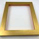 Canvas Floater Frame for Canvas Paintings, Wood Panels, Canvas Panels & Stretched Canvas Boards. Floating Frame fits 12x18-in gold