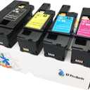 Remanufactured for Xerox Phaser 6020 6022 Workcentre 6027 6025 Toner Cartridge (Black 106R02759, Cyan 106R02756, Magenta 106R02757, Yellow 106R02758) (6020: MYCK)