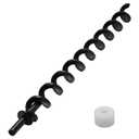 18 1/4" Auger Shaft Screw Replacement Parts for Pit Boss 700 Series Pellet Grills, Auger Flighting Shaft Kit with Auger Motor Bushing, Replacement Parts Number: 74079, 31893