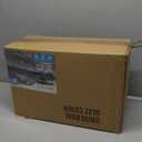 Road Comforts Car Seat Cover, Leather Full Set Car Seat Cover, Automotive Front Rear Seat Covers, Airbag Compatible Universal Fit for Most Cars (Beige)