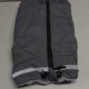 Fragralley Dog Coat with Harness Built in, Waterproof Windproof Reflective Warm Puffer Jacket, Fleece Lined Vest Winter Parka for Small, Medium, Large Dogs (Grey)