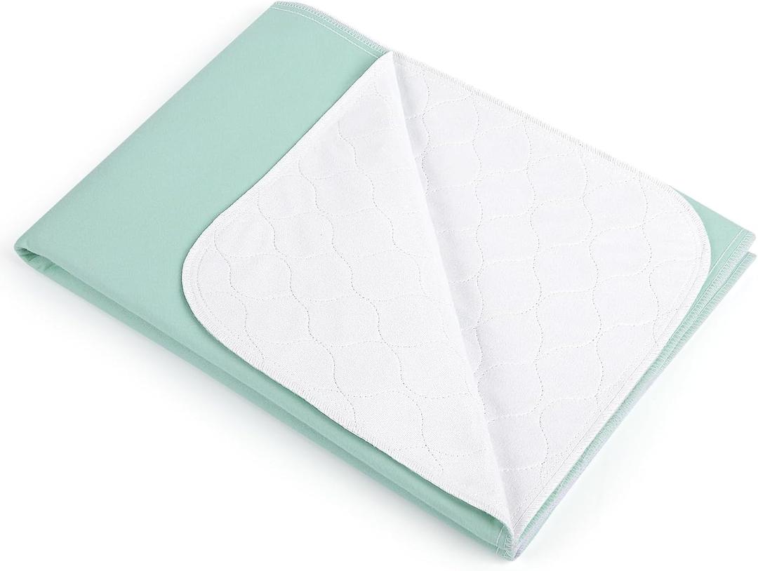 Waterproof Bed Pads, Washable Underpads, 36'' x 54'' (2 Packs) Reusable Pee Pad for Bed, Incontinence Bed Pads, Waterproof Mattress Protector for Seniors, Kids, Hospitals, Pets