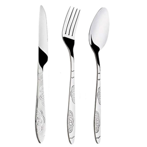 SEASONAL CELEBRATIONS FORT MILL SPOON FORK & KNIFE INCLUDED IN BAG 3PC, PACK OF 2