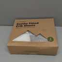 KeaBabies 2Pack Organic Crib Sheets for Boys, Girls  52x28 Fitted Crib Mattress Sheet Neutral, Breathable Jersey Cotton Cover for Baby Bed, Toddler Mattress, Soft & Cute Prints (Rainbow)