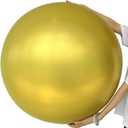 36 Inch Metallic Gold Balloons - Large Gold Balloons Giant Jumbo Chrome Gold Latex Balloon Extra Large Round Balloon for New Year Graduation Birthday Anniversary Party Decorations, Photo Shoot