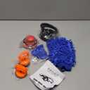 7-Piece Car Dent Puller Kit  Black & Orange Suction Cup Dent Remover Set with Large & Small Pullers, Scratch Repair Tools, Microfiber Mitt, Nano Cloth & Buffing Pad for Car Body Restoration