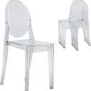 Stackable Acrylic Ghost Event Chairs – Set of 4