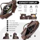 APHISON Shoulder Bag for Women, Vegan Leather Purses Bags for Ladies Trendy, Multi Pockets Handbags