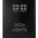 Ditch Light Switch Compatible with 5th gen 4Runner Push Button LED 32mm