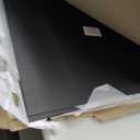 Smooth Black Drop Ceiling Tile 2ft x 2ft, PVC Ceiling Panel Waterproof, Washable and Fire-Rated - High-Grade PVC to Prevent Breakage-Package of 12 Tiles