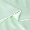 uxcell 1 Pack 100% Charmeuse Pure Silk Pillowcase for Hair and Skin, 350TC 19 Momme Soft Breathable Pillow Case with Hidden Zipper, Light Green Silk Pillowcase Travel (14x20inch)