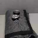 Magnetic Sound Proof Curtains for Doorway, Thicken Soundproof Door Blanket, Temporary Door Draft Stopper, Windproof and Blockout Divider for Doorway, Cold Thermal Insulating, Grey, 95x155