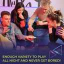 BETTER US Party Game for Adults 21+ with Spinner | Fun Adult Drinking Game for College, Pregame, Bachelorette, Birthday, Girls Night, Game Night | 150 Cards Included