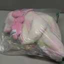 Baby Dolls, 18inch Large Realistic Cute Soft Body Baby Doll Real Life Baby Dolls with Accessories for 3+ Year Old Girls Gifts, Pretend Play, Collection, Love Slogan Design (Pink & White)