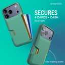 Smartish iPhone 17 Pro Wallet Case - Wallet Slayer Vol. 1 [Slim + Protective] Credit Card Holder - Drop Tested Hidden Credit Card Slot Cover for Apple iPhone 17 Pro - So Jaded