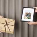 upsimples 8x10 Picture Frame Set of 5, Display Pictures 5x7 with Mat or 8 x 10 Without, Wall Gallery Photo Frames, Black