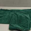 GriNeed Pack of 2 Christmas Green Pillow Covers 18x18 Inch Decorative Throw Pillow Cover, Velvet Emerald Pillowcases for Couch Sofa Bed, Home Boho Decor, Modern Soft Cushion Covers