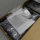 OLIXIS Dresser for Bedroom, 9 Storage Drawers, Wide Fabric Closet Chests Organizer Tower Furniture, TV Stand with Wooden Top Metal Frame for Clothes, Living Room, Hallway, Entryway, Rust