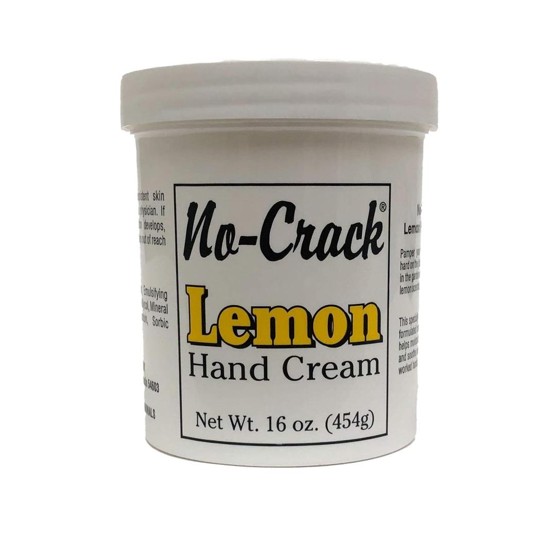 Liphontcta No-Crack Lemon Hand Cream, 16 ounce Jar