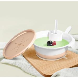 Childlike Behavior 3-in-1 Food Snack Bowl - Baby Suction Plate Set - Self-Feeding Starter Kit Milk with Cereals for Babies with Lid, Training Spoon for Soup - Detachable Suction Foot - Eco-Friendly (Pink) Childlike Behavior 3-in-1 Food Snack Bowl - Baby Suction Plate Set - Self-Feeding Starter Kit Milk with Cereals for Babies with Lid, Training Spoon for Soup - Detachable Suction Foot - Eco-Friendly (Pink)
