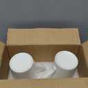2 Pack 16 OZ Coffee Cup Simple Pure White Ceramic Cup Plain Large Tall White Ceramic Milk Tea Coffee Mug with Handle
