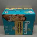 Pampers Swaddlers Diapers, Size 3 (13-26 lbs), 136 Count, Absorbent, Keeps Baby Dry and Comfortable, Skin Safe Disposable Baby Diaper 