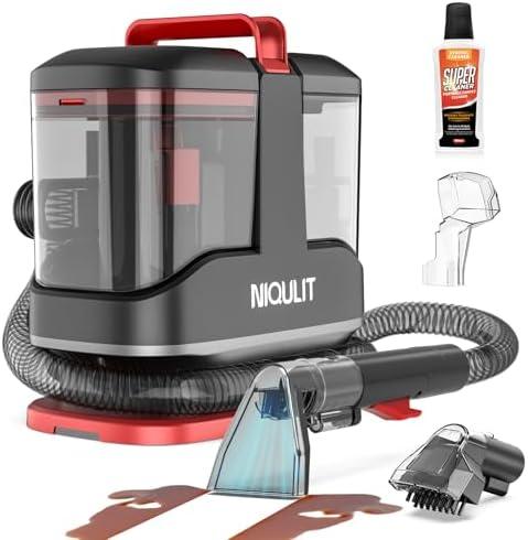 Portable Spot Cleaner Machine for Carpet & Upholstery,15 Kpa Strong Suction Furniture Cleaner Machine for Pet Stain, Rug，Couch & Car, Spot Cleaner Machine with Versatile Tools & Self-Cleaning System