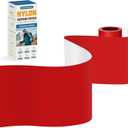 KING MOUNTAIN Self Adhesive Nylon Fabric Repair Tape, 463 Inches, Quick Down Jacket Repair Patch, Waterproof Outdoor Gear Patch Kit for Tent,Backpacks,Umbrella, Gloves, Sleeping Bag (Red)