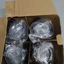 Solar Mason Jar Lights,4 Pack 30 Led Fairy Hanging Jar Lights,Solar Lanterns for Outdoor Patio Party Garden Wedding Decor Lights(Mason Jars/Handles Included)