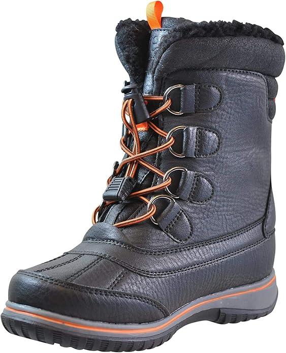 totes Unisex-Child Boys Noah Snow Boot, Black, Size 9M