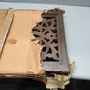 Lightnpro Wooden Pet Gate - Decorative Carved Foldable Dog Gate, Extra-Wide Freestanding Indoor Safety Fence for Dogs & Cats, Perfect for Stairs, Hallways & Home Dcor - 24x18 Inch Natural Burnt (24x54 - Rusty)