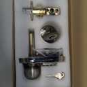 Keyless Entry Door Lock Deadbolt Keypad Mechanical Stainless Steel (Pass Code or Key) 100% Mechanical, No Electronic