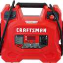 CRAFTSMAN Jump Starter and Portable Power Station, 100-PSI Air Compressor, CMXCESM256, 5-in-1, 1200 Amps, 12 Volt, 200 Continuous Watt Inverter, DC Outlet, AC Outlet, 4 USB Ports