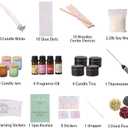 DARJEN Candle Making Kit for Adults, Soy Wax, 8 Jars & Tins, DIY, 2.2LB