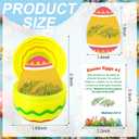 Thenshop 4 Set Resurrection Easter Story Eggs 48 Matching Religious Story Cards Holy Week Card Easter Egg Fillers Christian Resurrection Gifts for Christian Basket Stuffers Classroom Activities Favors