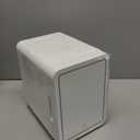 4L Skincare Fridge with LED Mirror - Portable Cooler/Warmer for Cosmetics & Food, Perfect for Bedroom, Car, Office, White
