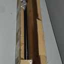 Amazon Basics Adjustable Curtain Rods for Windows, Round Finials, 1-Inch Rod, 36" to 72", Black, Pack of 1