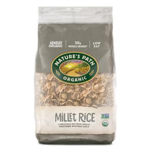 Nature's Path Organic Millet Rice Flakes Cereal, 32 oz (Pack of 6), Non-GMO, Earth Friendly Packaging, Best By 2026 May 23