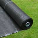 Weed Barrier Fabric 4x300FT Landscape Fabric 3.2oz Weed Barrier Fabric Heavy Duty for Landscaping Fabric Garden Fabric Weed Barrier Weed Blocker Garden Bed Cover, Commercial Driveway
