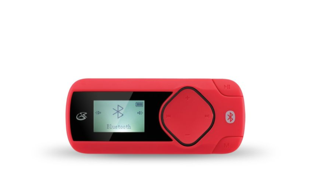 GPX Bluetooth MP3 Player (MWB308R), Red