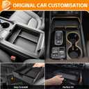 Center Console 3PCS Organizer Compatible with 2023-2026 Honda Pilot&2026 Honda Passport Cupholder Storage Box Cup Holder for Pilot Passport Accessories